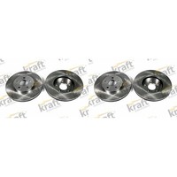 2X Kraft Bremsscheiben 300Mm BelÜFtet Vorne Passend FüR Ford Mondeo Jaguar X-TYP