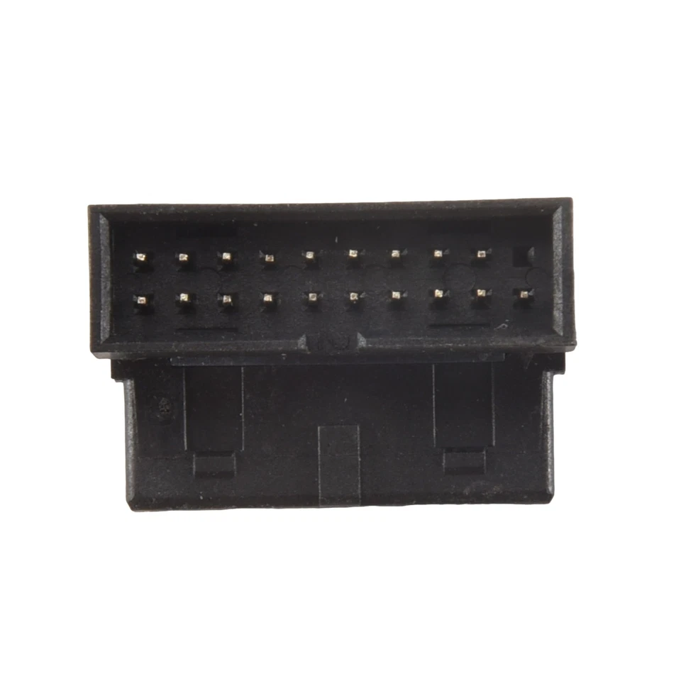 USB 3.0 90 Grad Adapter Schwarz USB 3.0 20Pin Stecker auf Buchse L Turn Right6423