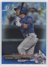 2017 Bowman Draft Chrome Blue Refractor 9/150 Desmond Lindsay #BDC-142 1u0
