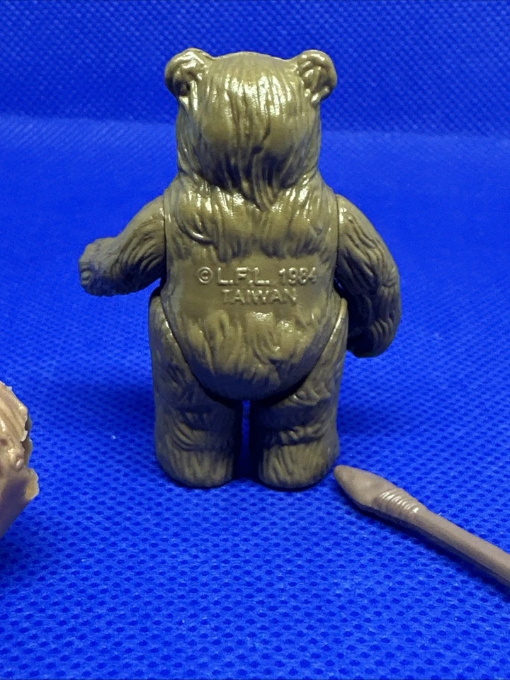 Винтажная калитка Star Wars эвок полный оригинальный Kenner 1983 ROTJ Тайвань главный операционный директор - Изображение 4 из 4