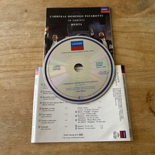 Carreras Domingo Pavarotti The Three Tenors in Concert Mehta CD & Inlay No Case