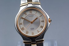 Vintage Near MINT Citizen Exceed 5639-F61311 Gold Qz Mens Watch From JAPAN