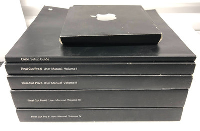 Final Cut Studio 2.0.1 Software and Pro 6 Manuals full set retail international