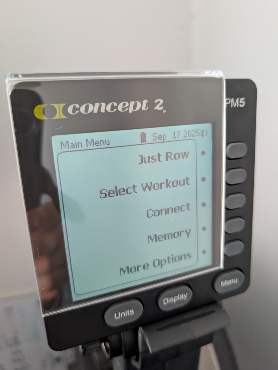 Concept2 PM5 Indoor Rower Rowing Machine Perspex Monitor Guard