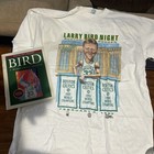 Larry Bird Night T-Shirt Shirt Adult XL And Program February 4, 1993 Retirement — photo 1