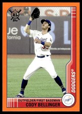 2021 Topps Big League Orange Cody Bellinger Los Angeles Dodgers #191 10123