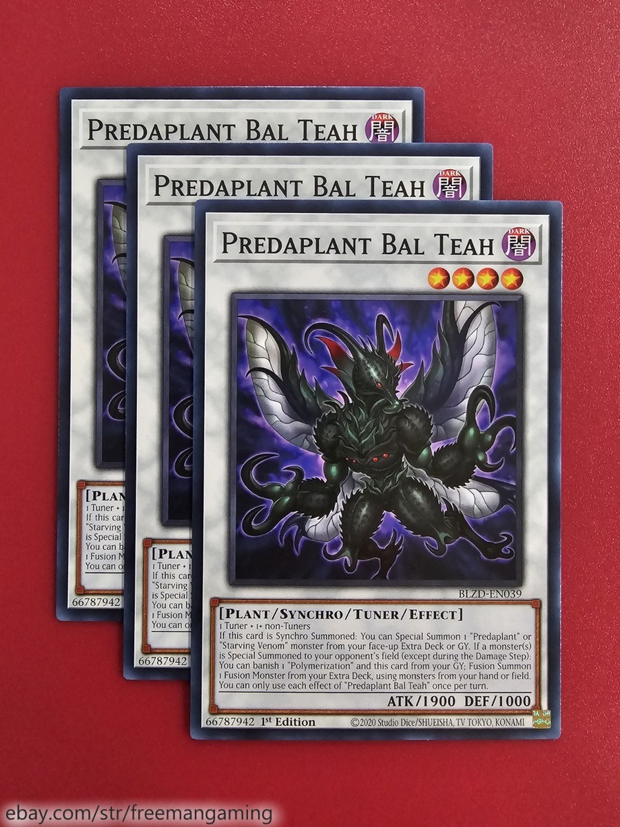 Yugioh Predaplant Deck Core 18 card BLZD Starving Venom Wing