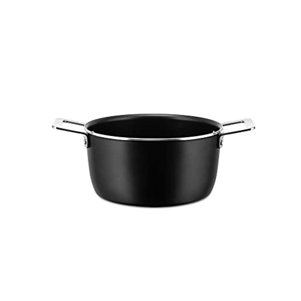 (TG. Taglia Unica) Alessi Pots&Pans Casseruola al, Alluminio con Rivestimento An
