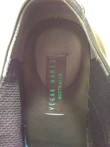 Men's Vegan Wares Black Vegan Henry M3442 Plain Toe Blucher Sz- UK/AUS-8.5 f232 - Picture 11 of 12