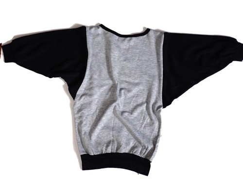 Vintage 80s Panda Bear Parade Sweatshirt by Avon Fashions Gray & Black Pullover - Picture 2 of 6