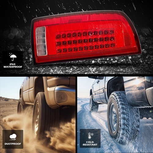 Luces traseras LED luces de freno para Dodge Ram 1500 2002-2006 2500 3500 - Imagen 25 de 25