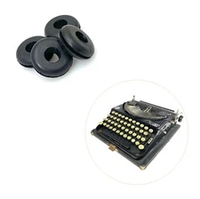 x4 New Rubber Feet for Remington No 2 Portable Typewriter Replacement Part Vtg
