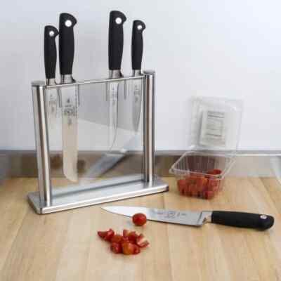 Mercer Culinary Genesis 6 Piece Forged Knife Block Set | eBay