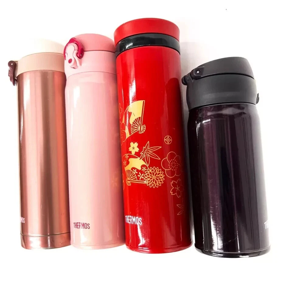 4 Pcs Thermos Water Bottles Metal Outdoor Flasks JNF-500 JNL-500 JNY-501 JNL-351 - Image 2 of 4