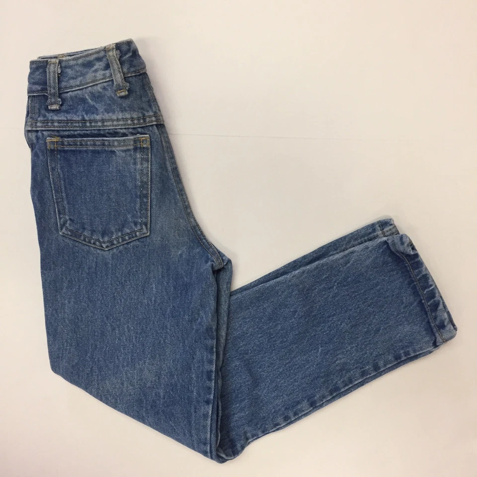 Vintage 1986 Georges Marciano for Guess? Kids Size 7 Blue Jeans  USA 100% Cotton - Image 4 of 4