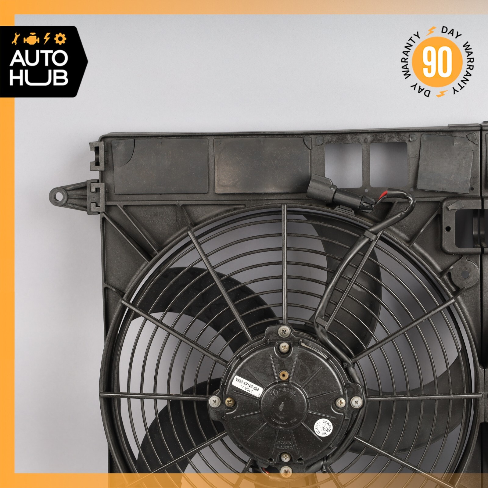 02-07 Maserati Coupe 4200 M138 Spyder Radiator Cooling Fan Motor 221254 OEM