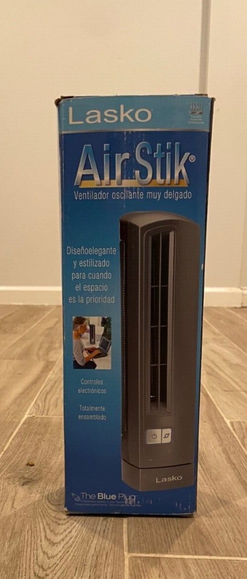 Lasko 4000L 4000 Air Stik Ultra-Slim Oscillating Table Fan | eBay