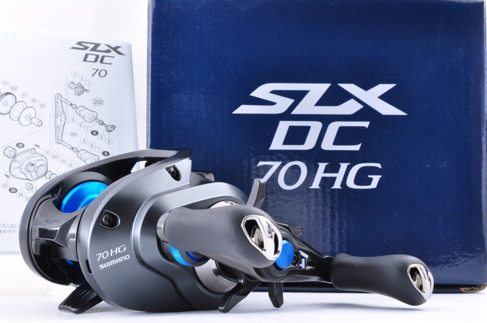 Shimano 20 SLX DC 70HG Right handed bait casting reel New Ship from Japan