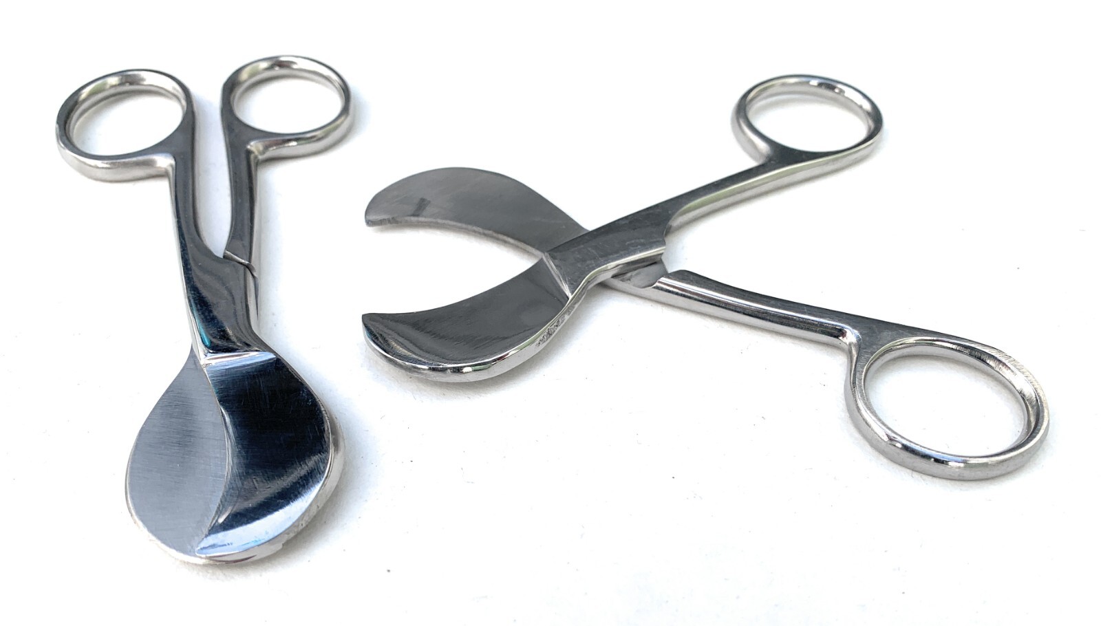 2 x 4"" Umbilical Scissors for Pet Breeders & Vets Whelping Stainless Steel