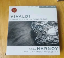 Vivaldi Complete Cello Concertos 4 CD Box Set Ofra Harnoy, Toronto Chamber Orch