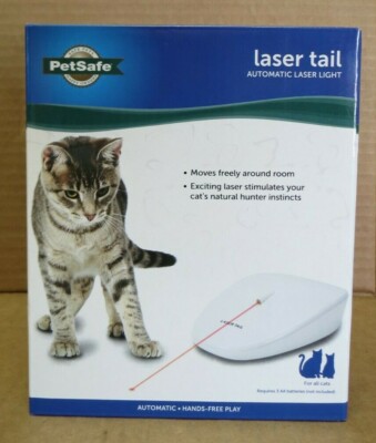 PETSAFE PTY00-16453 LASER TAIL AUTOMATIC HANDS-FREE PLAY LASER LIGHT CATS NEW