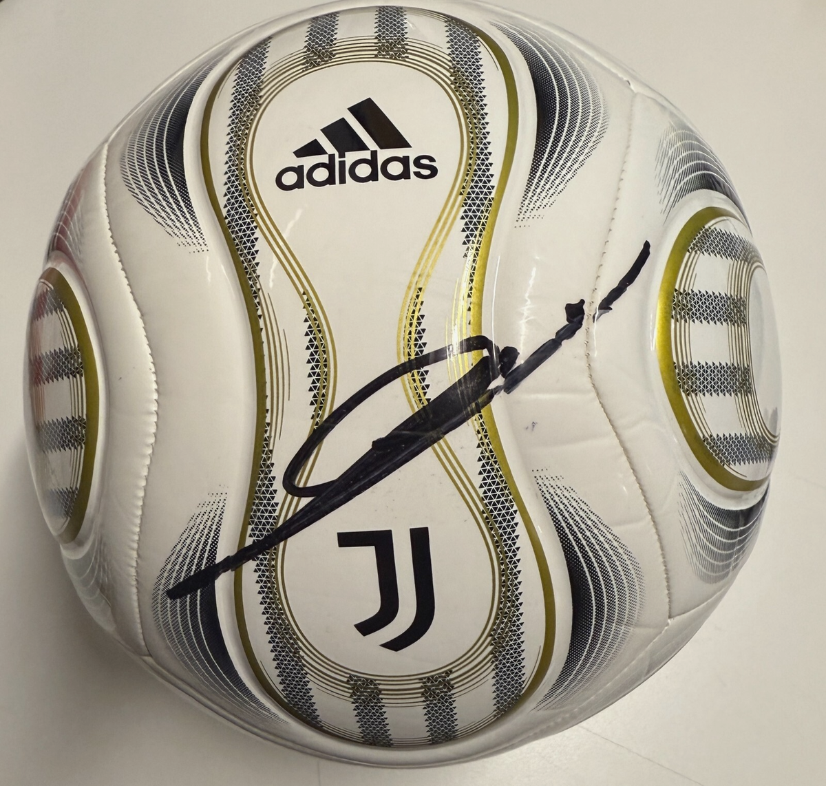 Zinedine Zidane Signed Adidas Soccer Ball Juventus France Beckett