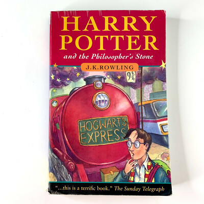 Harry Potter Philosopher's Stone J.K.Rowling Paperback 2000 Canada Edition  