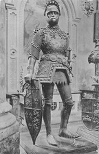 A808 Austria Innsbruck Hofkirche Artur Koenig von England Statue postcard