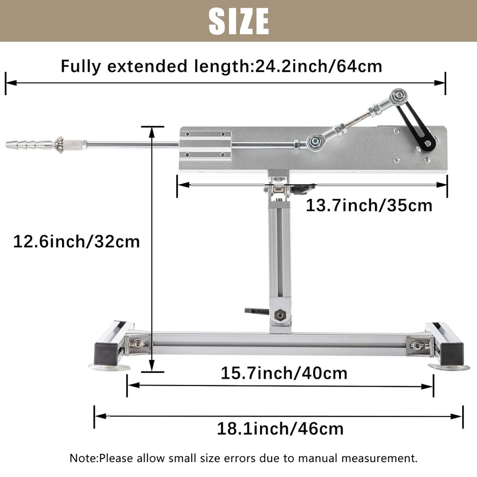 High Torque 40lbs Cycle Reciprocating Linear Actuator Motor 24V 160RPM 1.18”-6” - Image 4 of 4