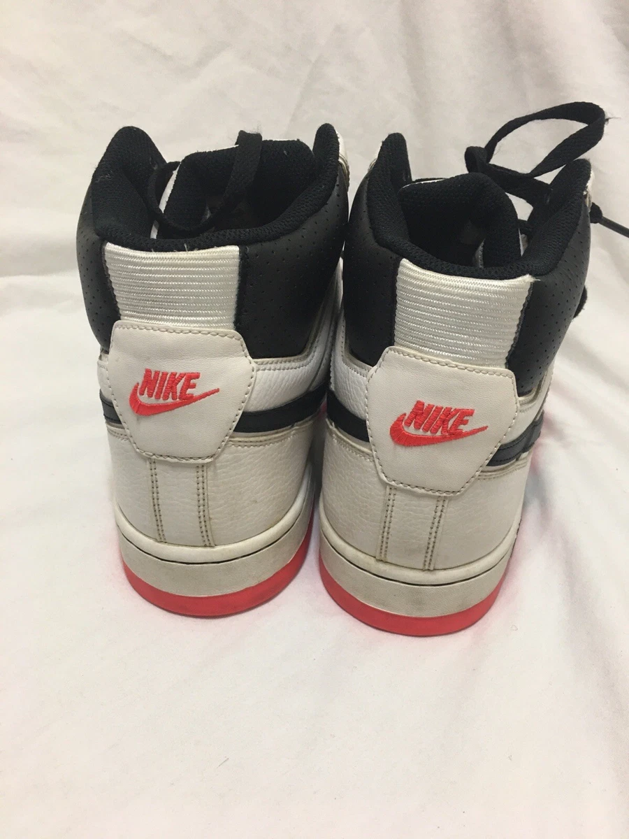 RARE 2012 NIKE AIR PRESTIGE 3 HIGH SI White & Lava Red 407036 116 Mens US  sz 10