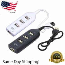 High Speed 4 Port USB 2.0 Multi HUB Splitter Expansion Desktop PC Laptop Adapter