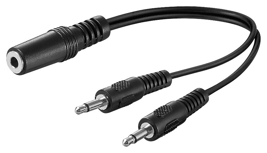 Audio-video-kabel 0,2 M ; Avk 325-0020 0.2m