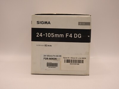 Sigma AF 24-105mm F4.0 Art DG OS HSM Lens for Nikon Portable Hard