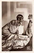Josephine Baker Dancer & Singer Signed Autograph RPPC Photo Postcard COPY