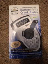 AM/FM/ Weather Battery Crank Rechargeable Emergency Radio Great For Camping #1