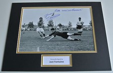 Just Fontaine SIGNED autograph 16x12 photo mount display France Football & COA