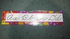 NEW Teaching Tree School Alphabet Wall Border Approx. 5.5" Wide x 13.70' Long