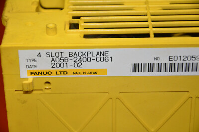Fanuc A05B-2400-C061 4 Slot Backplane | eBay Fanuc A05B-2400-C061 4 Slot Backplane | eBay