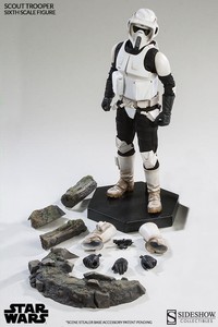 Forearm Armor Hot Toys 1:6 MMS346 Star Wars Riot Control Stormtrooper Figure
