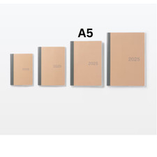 Muji 2025 Monthly Planner A5 Book Starting on Monday/ Starting December 2024 F/S