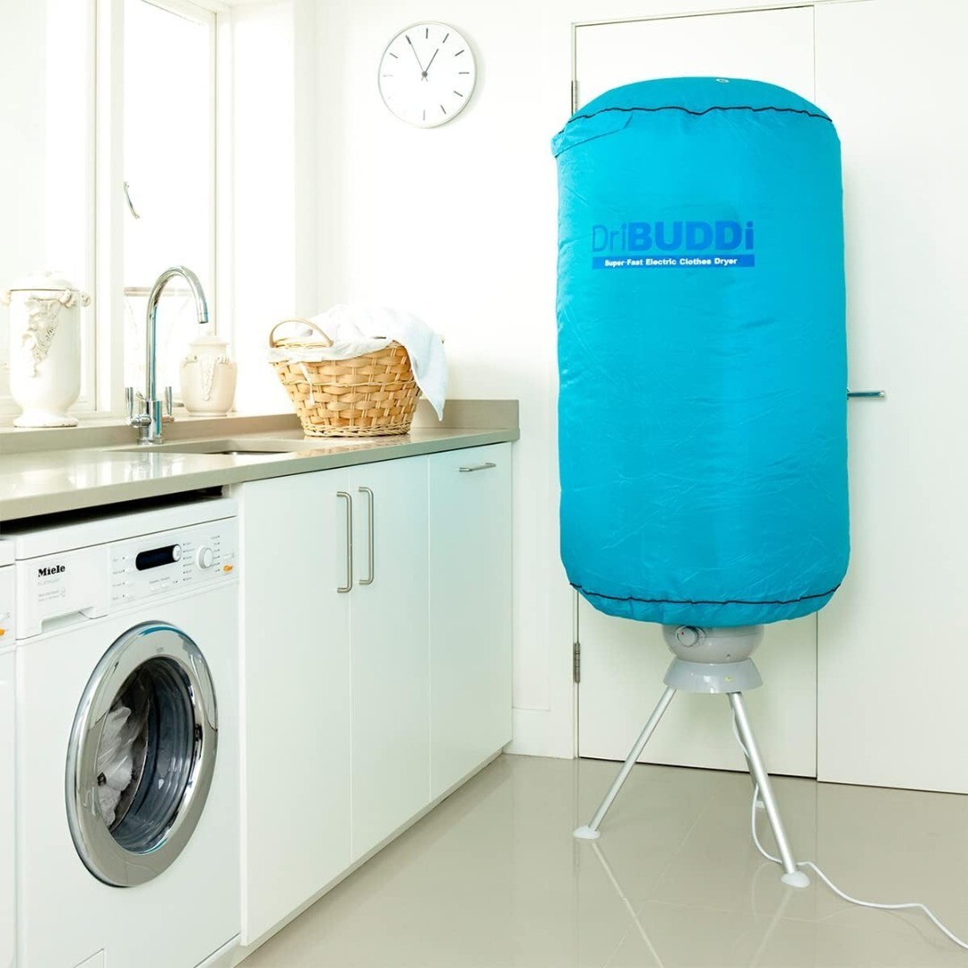 Portable EnergyEfficient Indoor Electric Clothes Dryer Blue eBay