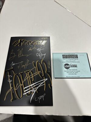 Extreme Studios Tour '93 #1 VF/NM one-shot signed x12 with Chapel card & ticket