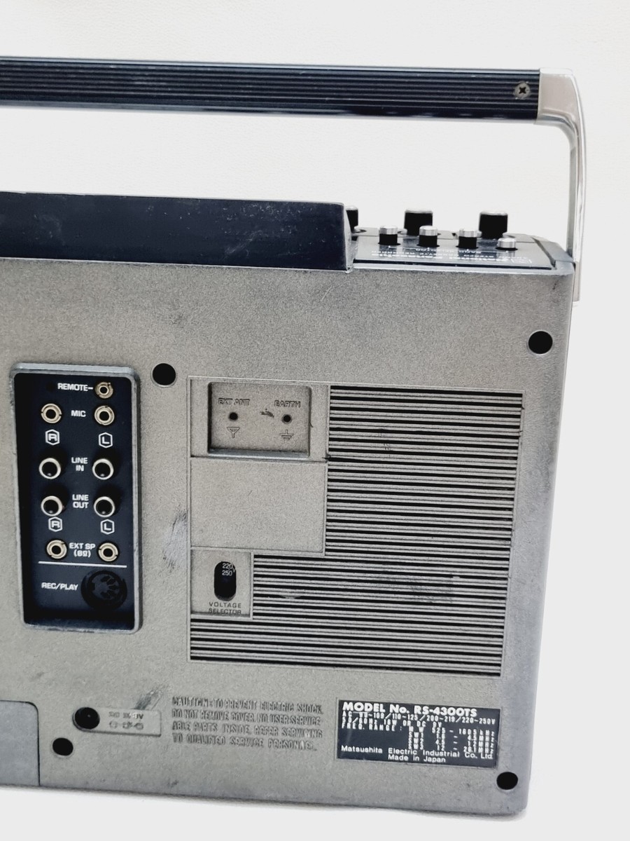 Vintage National Panasonic RS-4300TS Boombox Cassette Player - For