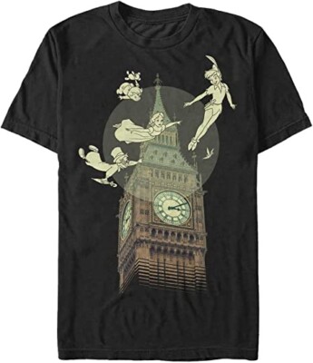 Disney Big & Tall Tinkerbell Photo Big Ben Men's Tops Short Sleeve Tee Shirt 3xl