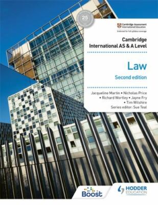 Cambridge International As and a Level Law, Paperback by Fry, Jayne; Wilshire...