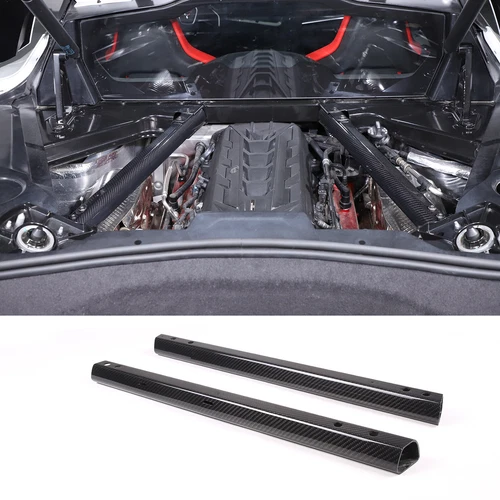 Juego de cubiertas interiores de bahía de motor de fibra de carbono seca real para Corvette C8 2020-2024 - Imagen 17 de 27