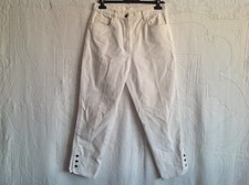 White Women's 7/8 Trouser Size 42 PF04/07/9-21B