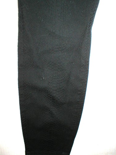 NWT New NYDJ Womens 10 Not Your Daughters Jeans USA Leggings Black Snake Skinny - Picture 3 of 7