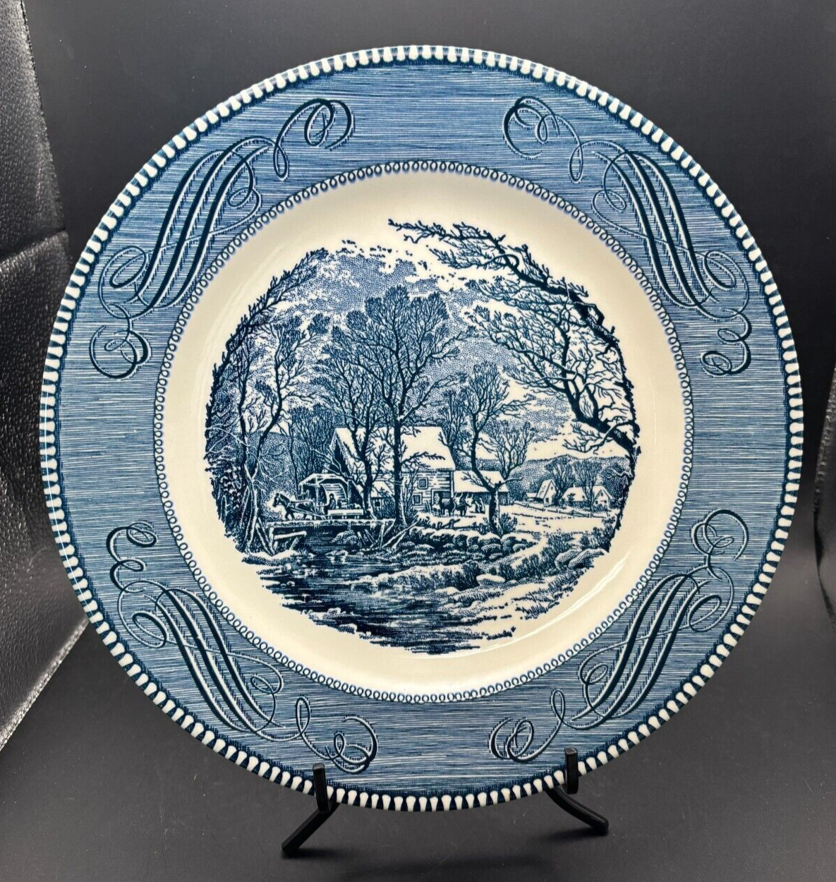 Currier & Ives by Royal Blue Dinnerware - Open Stock - Mix & Match - Your Choice