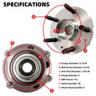 MOOG 513223 Wheel Bearing and Hub Assembly Fits select: 2008-2009 FORD